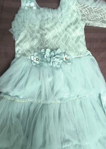 Cute Blue Girls Dress