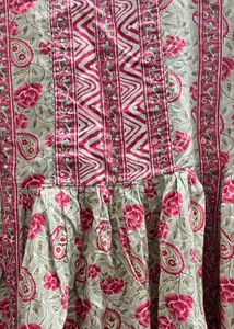 ‘Kala CREATION’ Flower Rose Printed Tunic