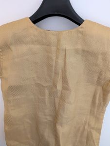 Women Gold Embellished Top