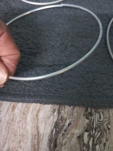 Silver Hoop Earrings Bundle