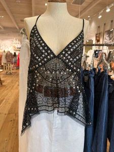 ｡⁠*ﾟ🪩Y2K Sequin Embellished Top