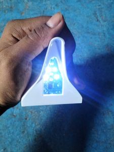White Car Antenna Cover