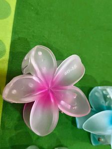 Flower Hair Clips - Set of 3