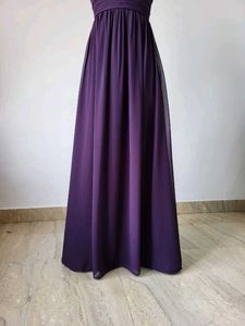 Purple Chiffon Gown