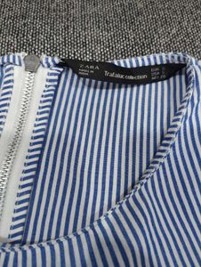 Striped Ruffle Hem Dress