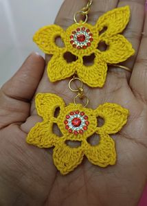 Crochet Hand Made Earrings