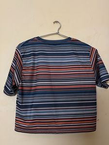 Stripped Crop Top