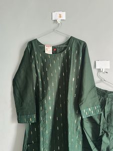 Green Kurta Set