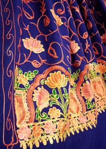 Kashmiri Embroidery Shawl For Winter