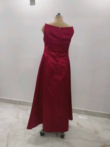 satin gown