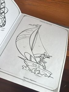 Cartoon Coloring Books - Set of 2