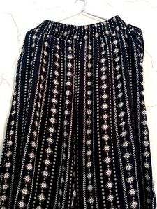 New Black Palazzo With 2 Pocket
