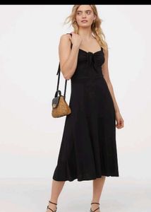 H&amp;M tie knot Midi Slip Dress 👗