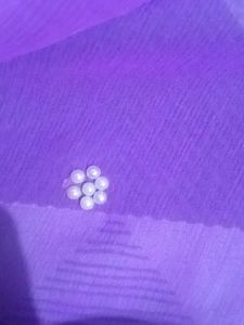 Modern Broad Striped Purple Saree