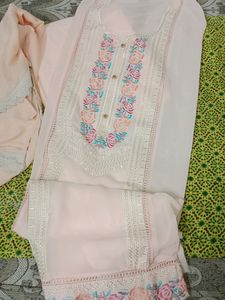 light peach color suit fabric