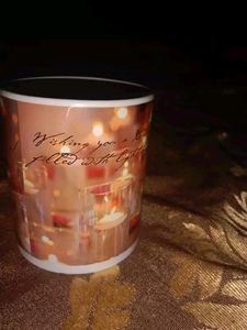 Candle Design Beautiful Mug With Keychain