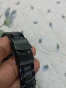 Black Skeleton Automatic Watch