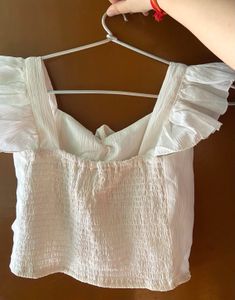 White Crop Top