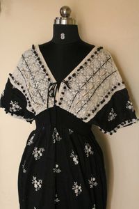 Boho Embroidered Lace Maxi Dress