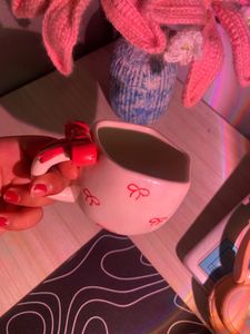 Cute Bow Ceramic Mug