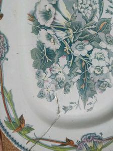 Vintage Floral Wallplate Refurbished