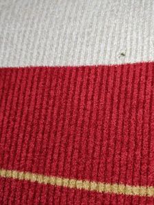 Used &amp; Cozy High-Neck Striped Sweater (Very Warm)