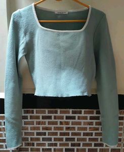 Cute Simple Y2k Square Neck Crop Top