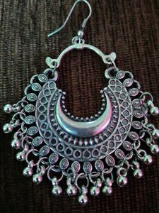 Silver Boho Dangle Earrings
