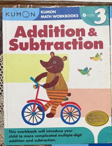 Kumon Math Workbooks-Addition & Subtraction-Grade3
