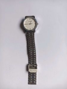 Sonata Silver Metallic Watch