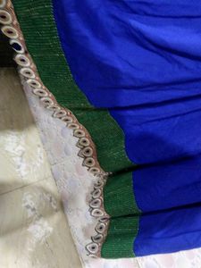 Blue &amp; Green Embellished Kurti