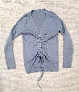 Blue Pintrest Ribbed Top🩵