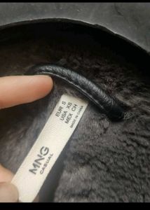 Mango Faux Leather Jacket