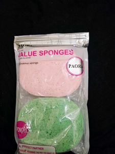 PAORA Pack Of 2 Makeup Sponges