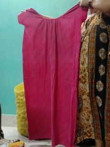 Cotton Pink Nighty For Summer