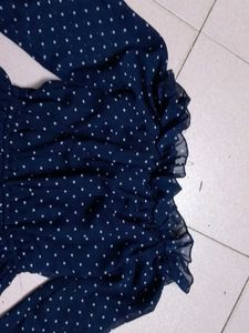 Polka Dot Off-Shoulder Dress