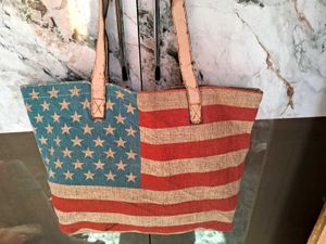 American Flag Tote Bag