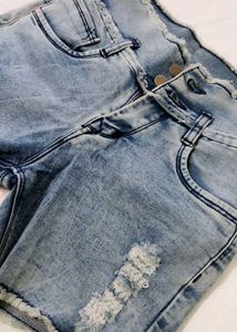 Denim shorts
