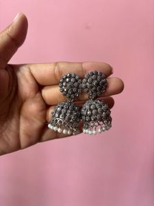 Oxidised Earrings