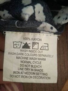 DNMX Navy Blue Top In M Size