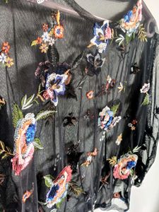 Floral Embroidered Top