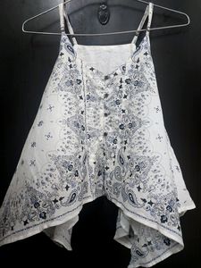 Boho flowy crop top