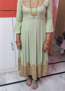PRICE DROP💥 Light Green Long Frock  Kurti
