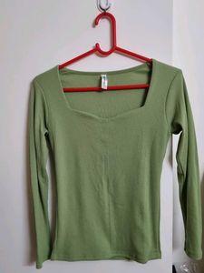 Pista Green RIBBED SHIRT