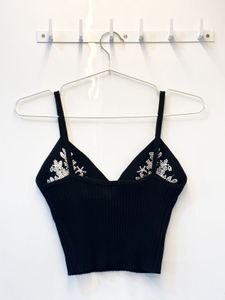 Black Crop Top