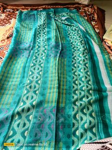 Elegant Green Saree
