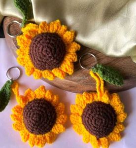 Crochet Sunflower&amp; Daisy Keychains
