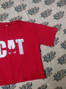 Red CAT Graphic Tee