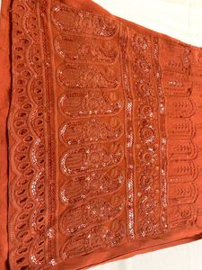 Women&#39;s Embroided Long Coral Kurti