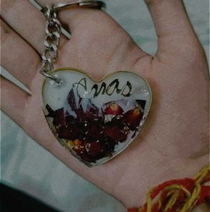 Resin Name Keychain
